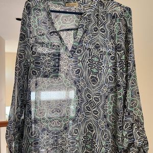 Sheer blouse XL